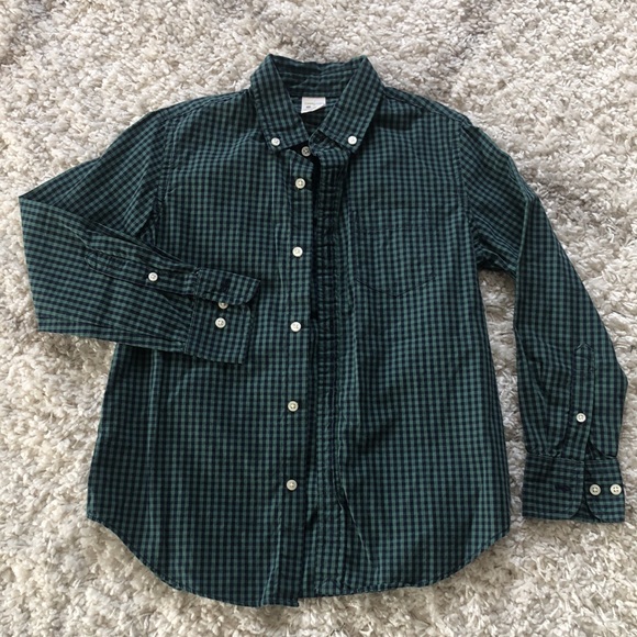 Crewcuts Long Sleeve Button Down Checkered Shirt - Picture 5 of 6